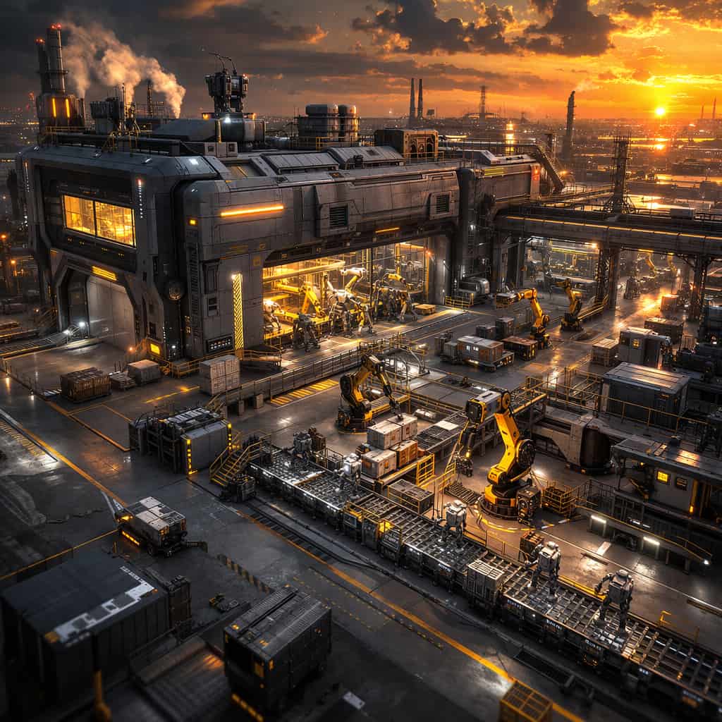 Usine de robots